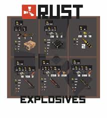 Explosive Png Download Rust Explosive Ammo Chart