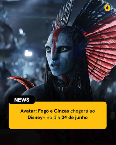 AVATAR 3 NO STREAMING! 🍿 Avatar: Fogo e Cinzas finalmente ganhou uma data  para chegar ao Disney+: 24 de junho! Quem vai assistir? 🙋‍♀️