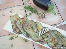 Aubergine A La Plancha Tres Facile 1 2 3 Degustez Recette Aubergine Plancha Recette Plancha Legumes Legumes A La Plancha
