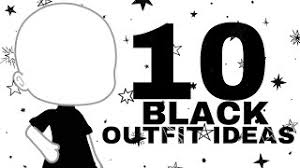 32 clothes styles for male and female gacha life youtube. 10 Black Outfit Ideas Gacha Life Youtube