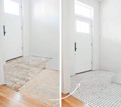 Laying tile is easier than you think! Tile We Have Tile Yellow Brick Home