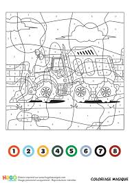 On fait chauffer l'imprimante (pas encore le moteur) avec du coloriage voiture de course, du coloriage voiture de sport en passant. Coloriage Magique Ce1 Un Vehicule De Chantier