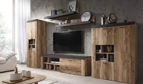 Meubles De Salon Design Finition Noyer Nogueira
