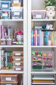 Ikea Kallax Shelf For Art Supply Organization The Home I Create Art Supply Organization Ikea Kallax Shelf Organizing Kids Craft Supplies
