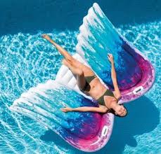 Intex Luftmatratze Engelsflugel Ca 251 X 160 Cm Luftmatratze Pool Spielzeug Matratze