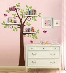 Weitere ideen zu regal, bücherregal, baum bücherregal. Baum Wandtattoo Im Kinderzimmer 24 Kreative Anregungen