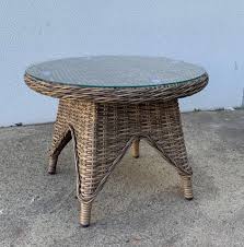 Enjoy free curbside delivery to most locations in the 48 states. Rosebud Wicker Outdoor Side Table Brown Furnitureokay