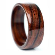 Rosewood Wooden Ring Handmade In Chicago Il Each Ring Is Unique And Made From Salvaged Wood Fou Wood Wedding Ring Wooden Rings Engagement Wooden Wedding Ring
