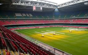 4k background of golden football and a cup next to the unites states flag unites states of america flag blowing in the wind all laying on grass in football stadium. 50 Stadium Hd Wallpapers Background Images