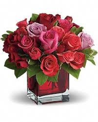 madly in love bouquet with red roses by