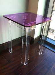 This Is Perfect For Your Modern Space Purple Acrylic Side Table Home Furniture By Designacrylic On Acrylic Side Table Furniture Acrylic Acrylic Coffee Table