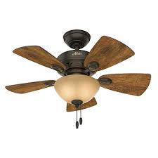 Hunter 34 Watson New Bronze Ceiling Fan W Light Kit And Pull Chain 9705380 Hsn