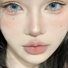 Сині контактні лінзи Mill Creek 2pcs із класом Iris Bright 14,2 мм Косплей  Аніме Очі Люмінесцентне тіло Літньо-блакитні Контактні лінзи щорічного  використання