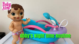Baby Alive Abby Night Time Routine Youtube