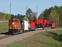 Scnabel Car On The Move Train Tracks Train Car Rr Car