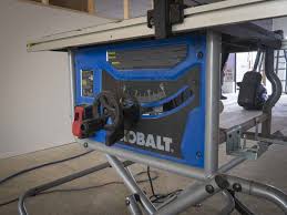 Here i'm cutting part of the new fence for my saw, on the homemade saw, using an improvised fence. Kobalt Portable Table Saw Review Kt10152 Pro Tool Reviews