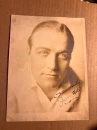 James Hall Extremely Rare Very Early Autographed 8/10 Photo 20s Hell's  Angels