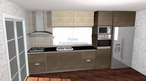 Las propiedades de estos amoblamientos modernos permiten una perfecta combinación entre estética y funcionalidad que suman confort y belleza a la cocina, por eso elegir euro johnson es una. Renders Amoblamiento Cocina Hector Vetas Amoblamientos Vetas