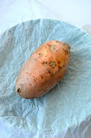 How To Make A Baked Sweet Potato In The Microwave Clean Eating Veggie Girl Microwave Sweet Potato Cooking Sweet Potatoes Sweet Potato Recipes