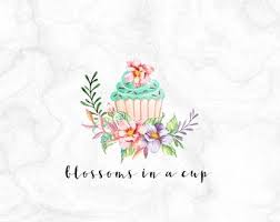 Pintados A Mano Acuarela Pastel Cupcake Prefabricadas Logo Etsy Cake Logo Design Cupcake Logo Kids Logo Design
