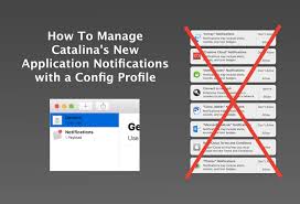 How To Manage Catalina S New Application Notifications With A Profile