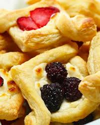 Fruit And Cream Cheese Breakfast Pastries Breakfast Pastries Breakfast Pastry Recipes Cream Cheese Breakfast