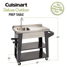 Keter unity indoor/outdoor bbq storage table. Cuisinart Deluxe Outdoor Bbq Prep Table Walmart Com Walmart Com