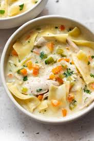 Easy Creamy Chicken Noodle Soup Creamy Chicken Noodle Soup Soup Recipes Chicken Noodle Chicken Noodle Soup Easy