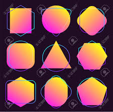 Abstract Blur Free Form Shapes Color Gradient Iridescent Colors Effect Soft Transition Vector Illustration Eps10 Aff Color Effect Abstract Free Form Shape