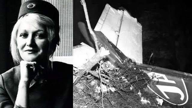 Mga resulta ng larawan para sa Vesna Vulovic: The Stewardess Who Survived a terrorist attack"