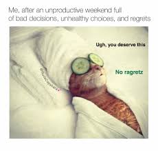 Me After An Unproductive Weekend Full Of Bad Decisions Meme Ahseeit