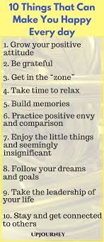 How To Be Happy (10 Things That Make You Happy Every Day) | Are You Happy,  Ways To Be Happier, Happy