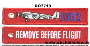 I like the pull to eject one as well. Rbf Ju52 Remove Before Flight Schlusselanhanger Sticker Shop Strerath