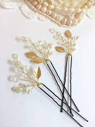 Set Of 3 Bridal Hair Pins Wedding Hair Accessories Pearl Hair Pins Bridal Hair Accessories Pearl Pearl Hair Pin Wedding Bridal Hair Pins Pearl