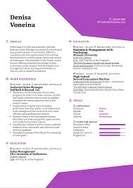 Curriculum vitae (cv) is a detailed account of your qualifications and professional experience. Assistant Sales Manager Resume Example Kickresume