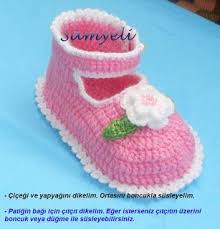 Kiz Bebek Patigi Yapilisi Tig Isi Bebek Patik Tig Isleri Patikler