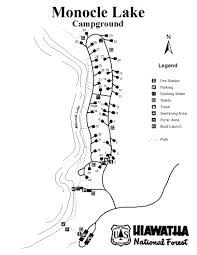 The soo locks campground is located on the beautiful st. Hiawatha National Forest Monocle Lake Campground
