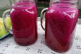 Selain segar, jus buah nanas bermanfaat sebagai obat herbal untuk penyakit asam urat dan diabetes. Resep Jus Buah Naga Segar Serta Khasiat Manfaat Buah Naga Merah Dan Putih