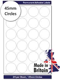 Select full page of the same label. 50mm Circles Round Self Adhesive Printer Labels 15 Per Page Fast Uk Labels 2 85 Picclick Uk