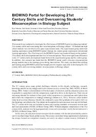This paper was informed by teams participating in asia society's global cities education network 21st century competencies working group, including hiroshima, japan; Pdf Biomind Portal For Developing 21st Century Skills And Overcoming Students Misconception In Biology Subject Rian Vebrianto Academia Edu