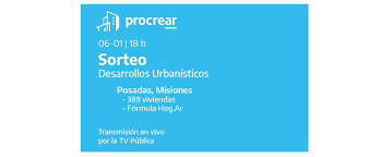 Sortean más de 37 mil créditos personales para refacción. A Las 18 Se Realizara Un Nuevo Sorteo Del Procrear En El Cual Se Adjudicaran 338 Viviendas Disponibles En Posadas Misionesonline