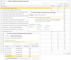 Tarify Strahovyh Vznosov Kadrovyj Uchet I Raschety S Personalom V Programmah 1s
