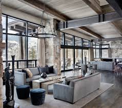 Modern log and timber homes. Contemporary Mountain Home Interior Design Novocom Top