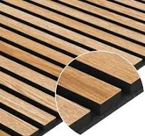 Veneered 3D Panel 60x60 - Oak
