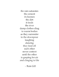 Poem By Rain Gill Poetry Collection Warm Bodies Poems