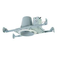 Halo E26 4 In Steel Recessed Lighting Housing For New Construction Ceiling Non Ic Air Tite With Adjustable Socket Bracket E4tatsb The Home Depot