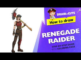 Found my first renegade raider fortnitebr. How To Draw Renegade Raider Fortnite Step By Step Guide With Coloring Page Youtube Fortnite Draw Renegade
