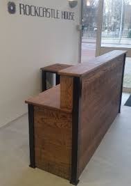 Industrial Receptionist Desk Receptionist Desk Diy Office Decor Interior Design Kitchen Contemporary