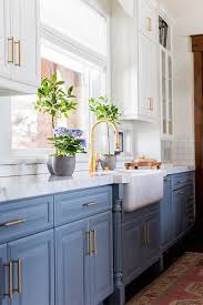 pretty powder blue modern kitchen