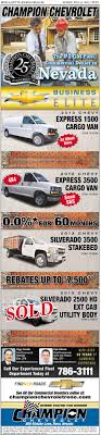 Sales Flyer From Champion Chevrolet Reno Nevada Chevy Silverado 2500 Hd Chevy Express Silverado 2500 Hd